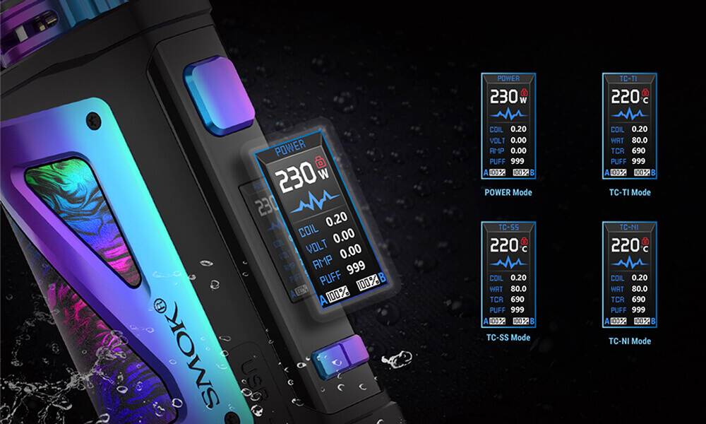 smok scar 18 mod özellikleri